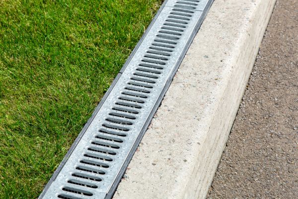 Courtyard Drain Installation in Rockford
